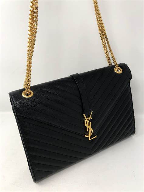 ysl purse black on black|ysl purse all black.